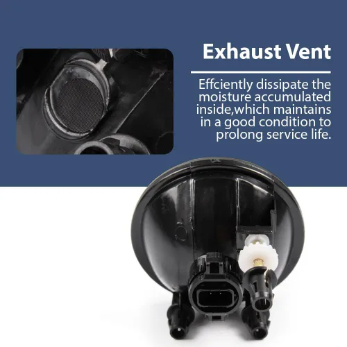 Vista 4 de PIT66 Luces antiniebla compatibles con Chevy Suburban Tahoe 07-14/Ford Explorer 08-10/Chevy Avalanche/07-13 GMC Acadia 07-12/Chevy Camaro 10-13