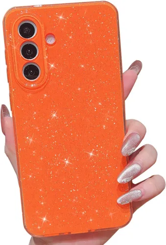 Vista 9 de MINSCOSE Funda compatible con Samsung Galaxy A14 5G, bonita funda delgada con purpurina fina, a prueba de golpes, de TPU para mujeres y niñas