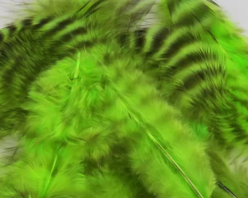 Vista 4 de Hareline Dubbin Grizzly Soft Hackle