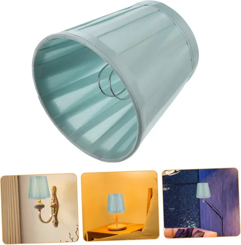 Vista 7 de DOITOOL 1 pantalla de tela para lámpara de tela que cubre una pantalla con tela cilíndrica pantalla de luz rosa decoración vela candelabro Jabones