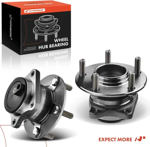 Vista 9 de A-Premium 2 rodamientos de rueda trasera y conjunto de cubo con 5 lengüetas compatibles con Mazda 6 2009 2010 2011 2012 2013 Compatible with Mazda