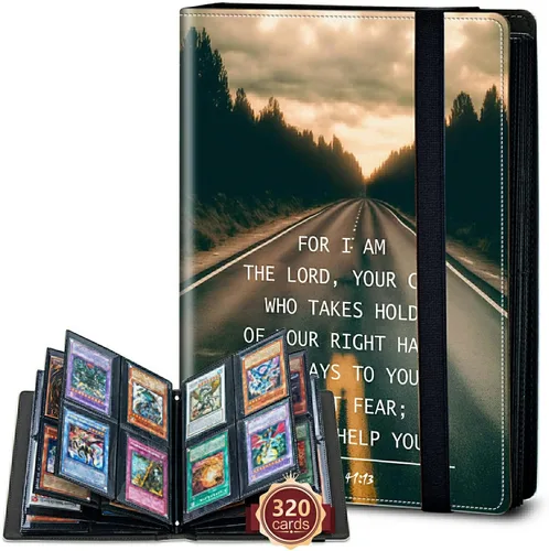 Vista 47 de Rossy Carpeta de tarjetas con 4 bolsillos, carpeta de tarjetas intercambiables, álbum de colección de tarjetas, para 160 tarjetas de carga lateral