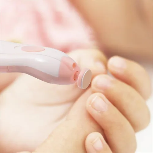 Vista 2 de Bebé Cortauñas infantil Nail Grinder Lima de Uñas Safety First recortador automático con luz eléctrica