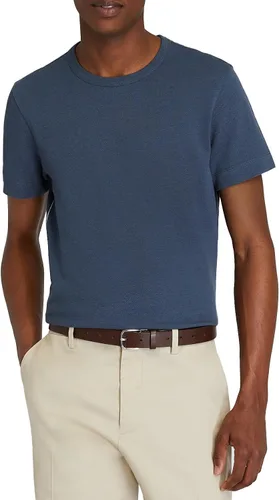 Vista 7 de Club Monaco Men's Men's Short Sleeve Indigo Henley