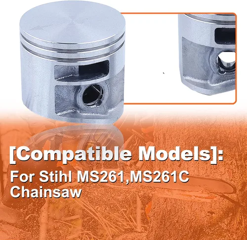 Vista 4 de Kit de anillo de pistón de 1.760 in para cilindro de motosierra Stihl MS271 MS271C MS 271 271C MS261 MS261C # 1141 030 2012