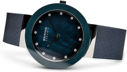Vista 3 de BERING Women Analog Quartz Ceramic Collection Watch with Stainless Steel Strap & Sapphire Crystal 11435-XXX_1