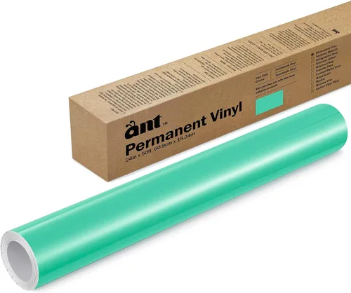 Vista 30 de ANT Melocotón, rollo de vinilo permanente de 24" x 4,5 m, rollo de vinilo adhesivo, para proyecto DIY, calcomanía, pegatina, compatible con Cricut