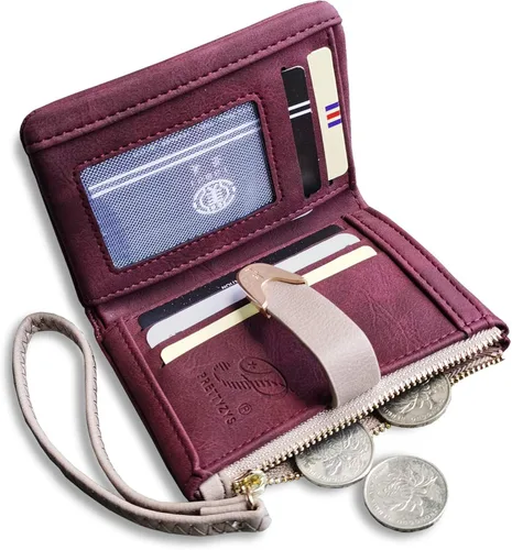 Vista 5 de TOPKULL Carteras para mujer Rfid pequeñas compactas con cremallera y monedero para mujer S