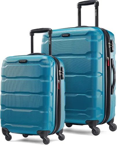 Vista 57 de Samsonite Omni - Maleta rígida expandible con ruedas giratorias, Negro, Juego de 2 piezas (20/24)