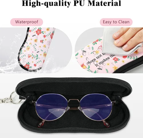Vista 169 de MoKo - Estuche suave, ultra ligero, de neopreno, para lentes de sol, con cremallera y clip para cinturón