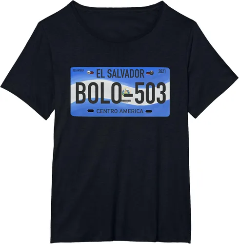 Vista 8 de Camiseta con frases típicas de El Salvador pupusas, Negro, S