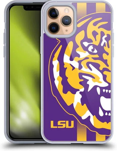 Vista 128 de Head Case Designs Funda de gel suave con licencia oficial de la Universidad Estatal de Louisiana LSU Camou compatible con Apple iPhone 7 Plus/iPhone