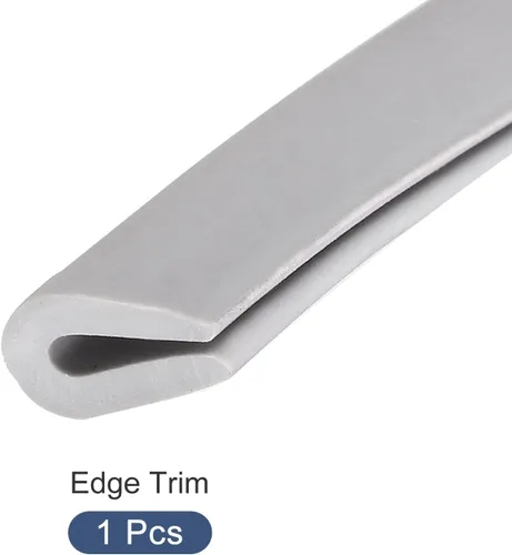 Vista 7 de METALLIXITY Moldes de borde (9.84 pies), 1 unidad, canal U de PVC para tira de sellado de borde de 0.020-0.059 in, para ventanas de puertas de casa