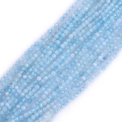 Vista 73 de GEM-Inside Cuentas espaciadoras redondas facetadas de gemas de lapislázuli azul natural semipreciosas de 2mm para hacer joyas 15