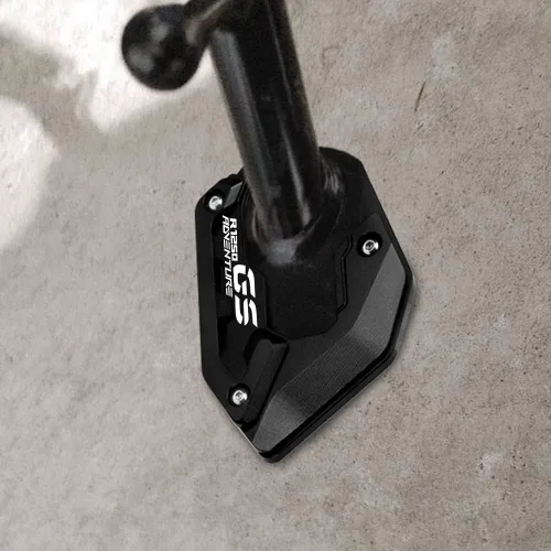 Vista 2 de Para R1250GS Adventure 2018-2023 (Suspensión baja) Placa de extensión de soporte CNC de motocicleta Soporte lateral Pad r 1250 gs adv r1250gsa Negro