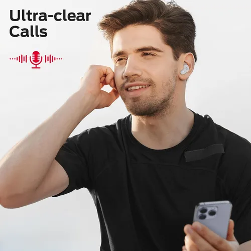 Vista 10 de Monster N-Lite 210 - Auriculares inalámbricos Bluetooth 5.4 intraurales, micrófono integrado para llamadas cristalinas, tiempo de reproducción de 32