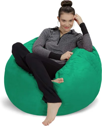 Vista 64 de [Usado] Sofa Sack Funda para Silla Puff Solo la Funda, para Adultos y Niños, Sin Relleno, Cómoda y Esponjosa, Funda de Repuesto para Silla Puff