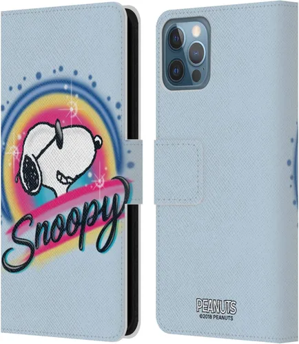 Vista 133 de Head Case Designs Funda de piel con licencia oficial de Peanuts Beach Surf Snoopy Boardwalk Airbrush compatible con Apple iPhone 11