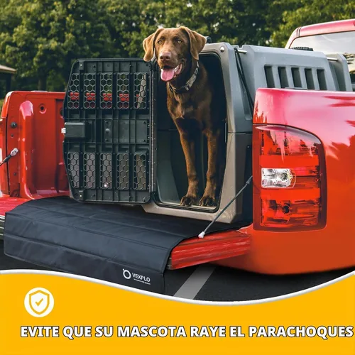 Vista 3 de Protector de parachoques trasero grande para automóviles, 38 x 25 pulgadas, protector de parachoques trasero de automóvil plegable, protege