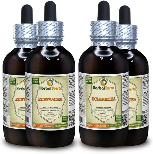 Vista 8 de Tintura de equinácea (Echinacea Angustifolia), extracto líquido de raíz seca, 2 onzas