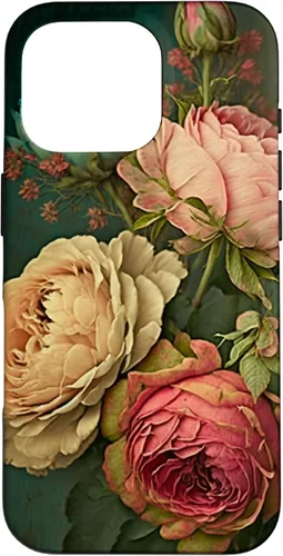 Vista 20 de Boho Shabby Chic Bohemian Roses Vintage Funda con diseño de flores y flores para iPhone 17