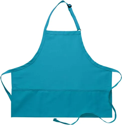 Vista 7 de DayStar Apparel Delantal con peto de 3 bolsillos de alta calidad con cuello ajustable y lazos extralargos, estilo 200