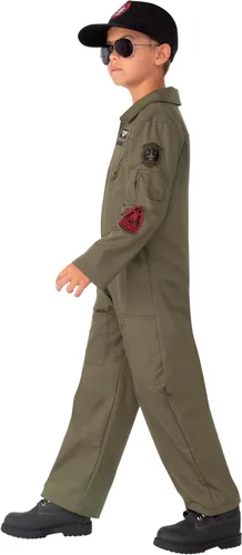 Vista 2 de Rubies Top Gun: Maverick Costume for Kids, Boys Costume