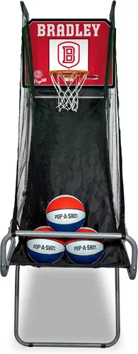 Vista 15 de Pop-A-Shot - Tailgate Game with NCAA Graphics l Arcade Basketball Inside, Out, and On The Go Infrared Sensor Scoring 3 Balls Foldable