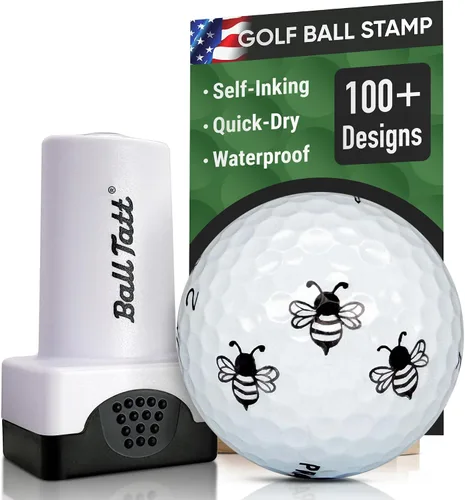 Vista 23 de Sello de pelota de golf - Marcador autoentintado - Herramienta de marcado permanente de secado rápido, sin fugas ni recargas, sello de golf
