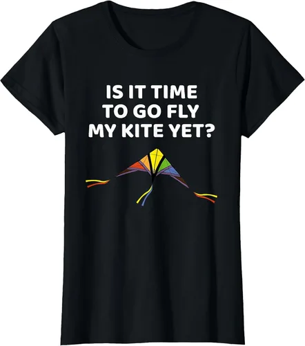 Vista 48 de Kite Flying Outdoors Hobby for Adults & Children T-Shirt