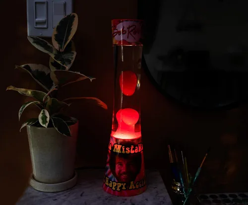 Vista 7 de Bob Ross Tie-Dye Motion - Luz de estado de ánimo 16 pulgadas de alto