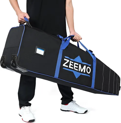 Vista 6 de ZEEMO Golf Travel Bag, Mid-Open Protective & Wheeled Airline-Approved Case for Clubs, Stand&CartBag, Waterproof Soft-Sided Cover Made of Heavy Duty