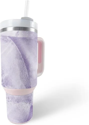 Vista 35 de MightySkins - Vaso con purpurina brillante compatible con Stanley The Quencher H2.0 FlowState de 40 onzas, parte trasera de cascabel, acabado