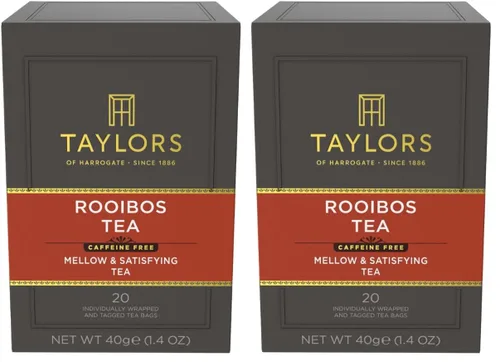 Vista 18 de Taylors of Harrogate Té de hierbas orgánicas de manzanilla, bolsas envueltas individualmente, 20 unidades (paquete de 1), suave, sedoso y suave, sin