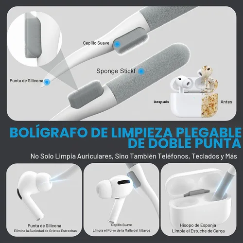 Vista 7 de Maxjoy Funda para AirPods Pro 3 2025, MagSafe compatible con bloqueo automático, funda protectora a prueba de golpes con soporte para teléfono Verde