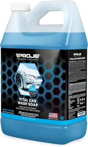 Vista 8 de PROJE' Vital - Jabón de lavado de autos – Fórmula equilibrada con pH que mejora el brillo – Máxima potencia de limpieza para cañones de espuma