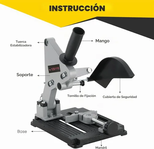 Vista 4 de Soporte para amoladora angular Acymner