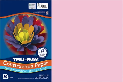 Vista 38 de Tru-Ray® Papel de construcción, 12.0 in x 18.0 in, 50% reciclado, azul atómico, paquete de 50
