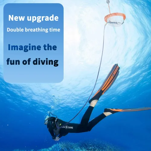 Vista 4 de Compresor de buceo con cachimba de 12 V y el sistema completo de buceo y snorkel sin tanques
