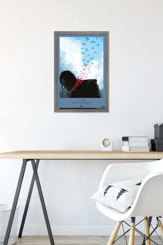 Vista 6 de Trends International Juego de tronos - Póster de pared con cabeza, 14.725 x 22.375 pulgadas, versión enmarcada de madera de granero Versión