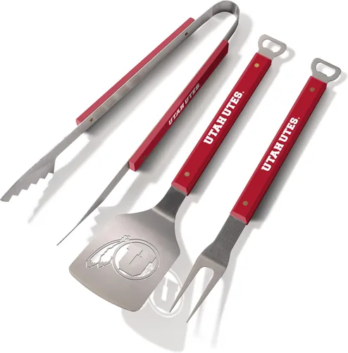 Vista 12 de YouTheFan NCAA Spirit Series - Juego de barbacoa de 3 piezas