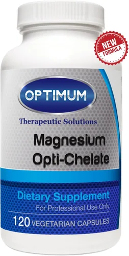 Vista 2 de Optiquelato de magnesio - Absorción mejorada (120 cápsulas)