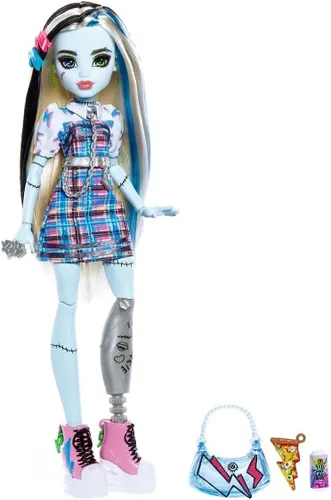 Vista 3 de Monster High Muñeca Frankie's Day Out, MTHKY73, rosa