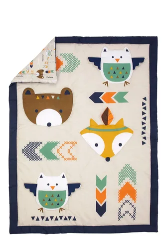 Vista 2 de NoJo - Juego de edredón con 3 piezas para cuna, ropa de cama pequeña, estampado de bucanero