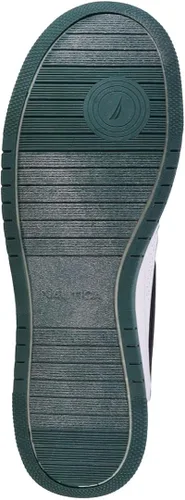 Vista 5 de Nautica Tenis de moda para hombre, con cordones, estilo baloncesto, zapatos para caminar
