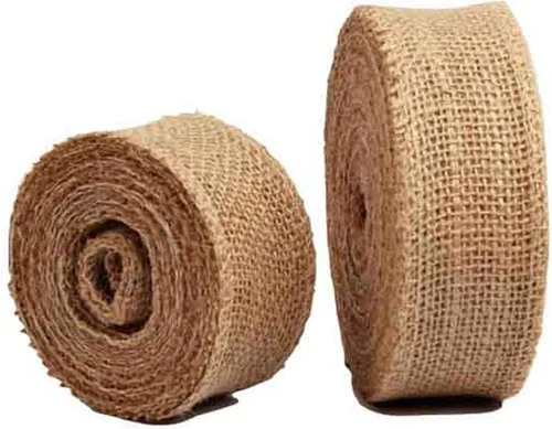 Vista 4 de AAYU Cinta de arpillera de yute 1 1/2 pulgadas 10 yardas 30 pies (natural, 1.5 pulgadas 10 yardas)