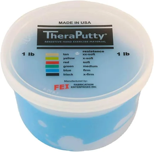 Vista 48 de CanDo 10-0920 TheraPutty - Masilla de ejercicio de mano estándar, Mediana, 1oz