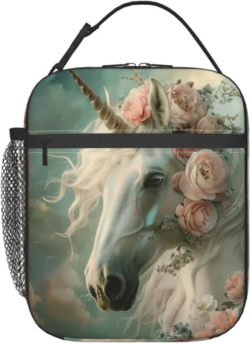 Vista 12 de Lonchera térmica para niños y niñas, bolsa de almuerzo de fútbol para el trabajo, picnic, escuela, viajes, senderismo, playa o pesca, fiambrera
