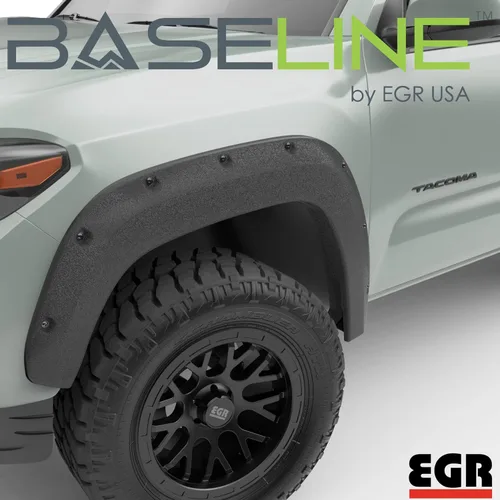 Vista 4 de EGR BLF1017 - Guardabarros serie Baseline con aspecto atornillado simulado, compatible con Toyota Tacoma 2016-2023