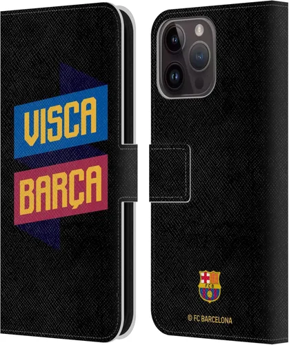 Vista 86 de Head Case Designs Funda de piel con licencia oficial del FC Barcelona con logotipo y patrón de Forca Barca, compatible con Apple iPhone 11